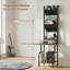Steel, Manufactured Wood 144cm H Media Shelves-1876307200