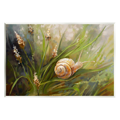 Escargot sur verdure par Ziwei Li