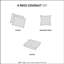 4 Piece Reversible Ruffle Quilt With Embroidered Textures Pillow - White Full/queen Bedroom Luxury Decorative Designs Chic-119448490