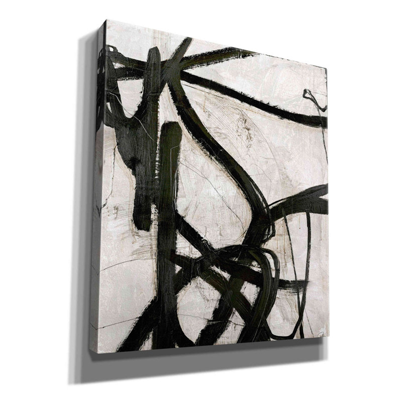 "Graphical Lines 5" par Design Fabrikken sur toile, H 30 po x l 26 po x P 1,5 po