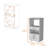 Corsica Pantry Cabinet Microwave Stand, Multi-Function with Drawer