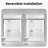 Semi- Shower Door,  Materials Double Sliding 1/4" Thick Glass, Exceptional Durability-124961304