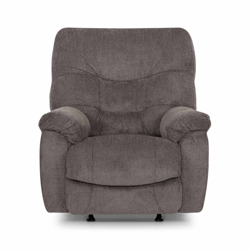 Eugenie 38" Wide Manual Rocker Standard Recliner, Brown