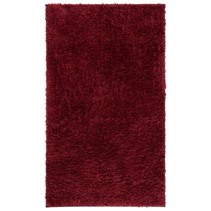 Jiang Burgundy Area Rug, Rectangle 3' x 5'