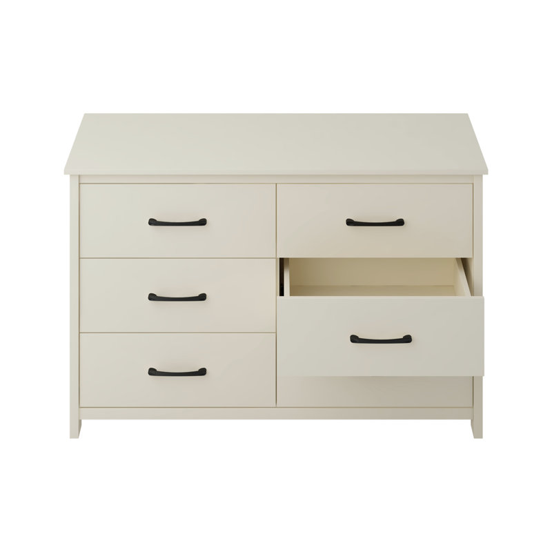 Allysyn 6 Drawer Dresser, Ivory
