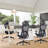 Professional High-Back Ergonomic Mesh Office Chair, Swivel Executive Chair with Adjustable Headrest and 4D Armrests, Lumbar Support, Tilt Lock Function, 300LBS Capacity-767918874-767918949