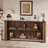 70.9" Extra Long Console Table, 3-Tier Sofa Table