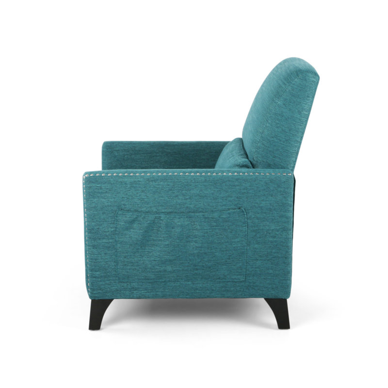 PUSH BACK RECLINER, Teal