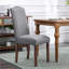 Chaise parsons capitonnée en lin rembourré-1032295277