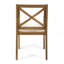 Chaise de salle à manger Perla, 2 pièces avec 2 coussins crème, pour cour, bord de piscine, jardin-683292533-683292532