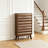 12 Pair Flip Down Shoe Storage Cabinet with Adjustable Shelves