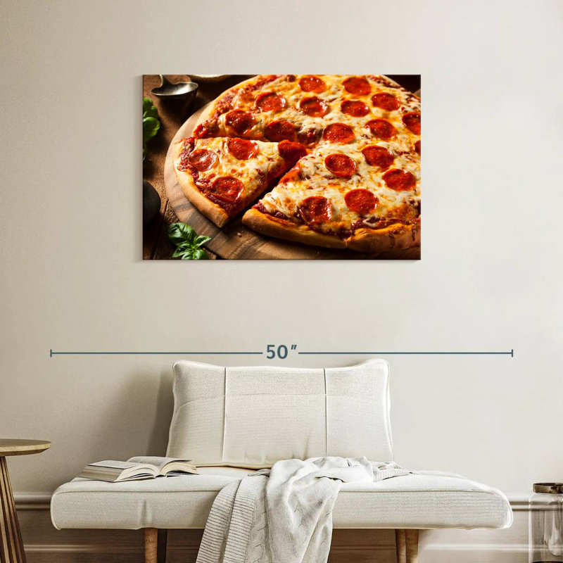 Yerlin, pizza Pepperoni fraîche, H 24 po x l 36 po