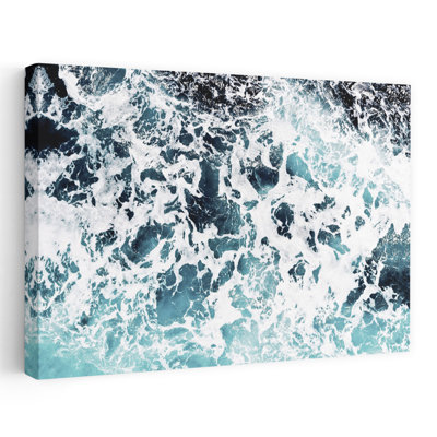 Art mural abstrait contemporain en mousse