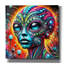 «Alien's Portrait Vibrant Abstract» par Rey Klimt, art mural sur toile-1803880574