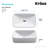Elavo Ceramic Rectangular Vessel Bathroom Sink