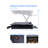 Marghiolita Adjustable Metal Base Standing Desk Converter with Power Outlet