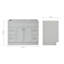 Base de meuble-lavabo simple 42 po Paulla-38600799