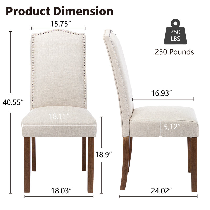 Chaise d'appoint Tishena, Beige