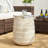 18.5"H Multi-Functional MGO Faux Travertine Garden Stool Or Planter Stand Or Accent Table