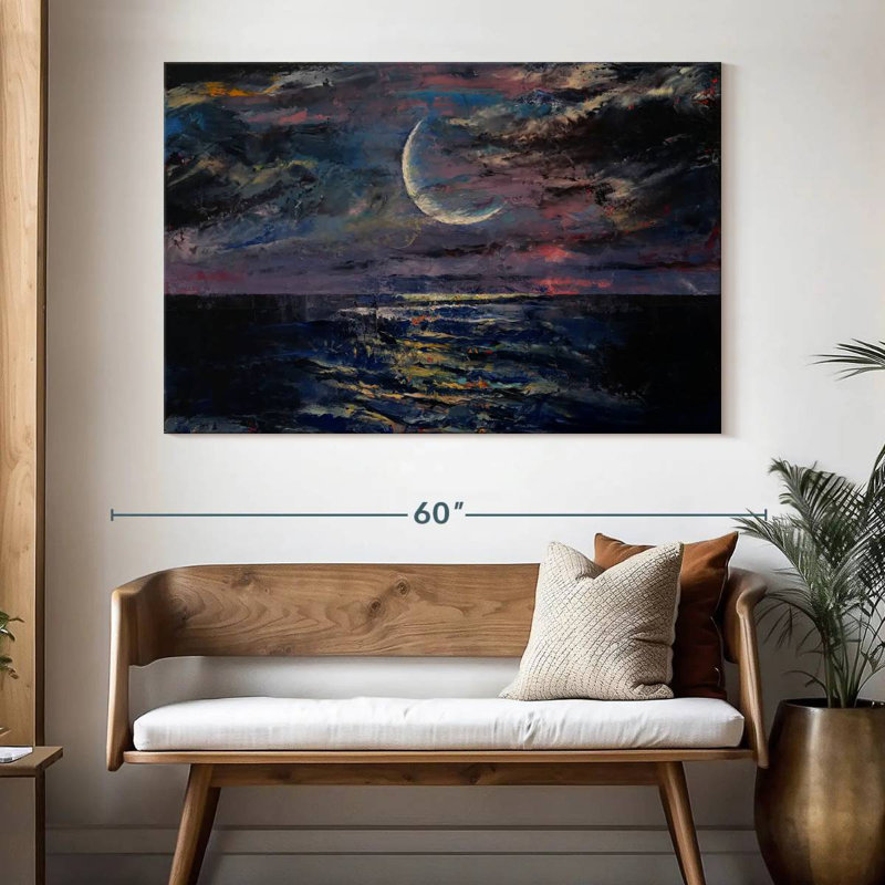 Oberle Moon, 34" H x 51" W