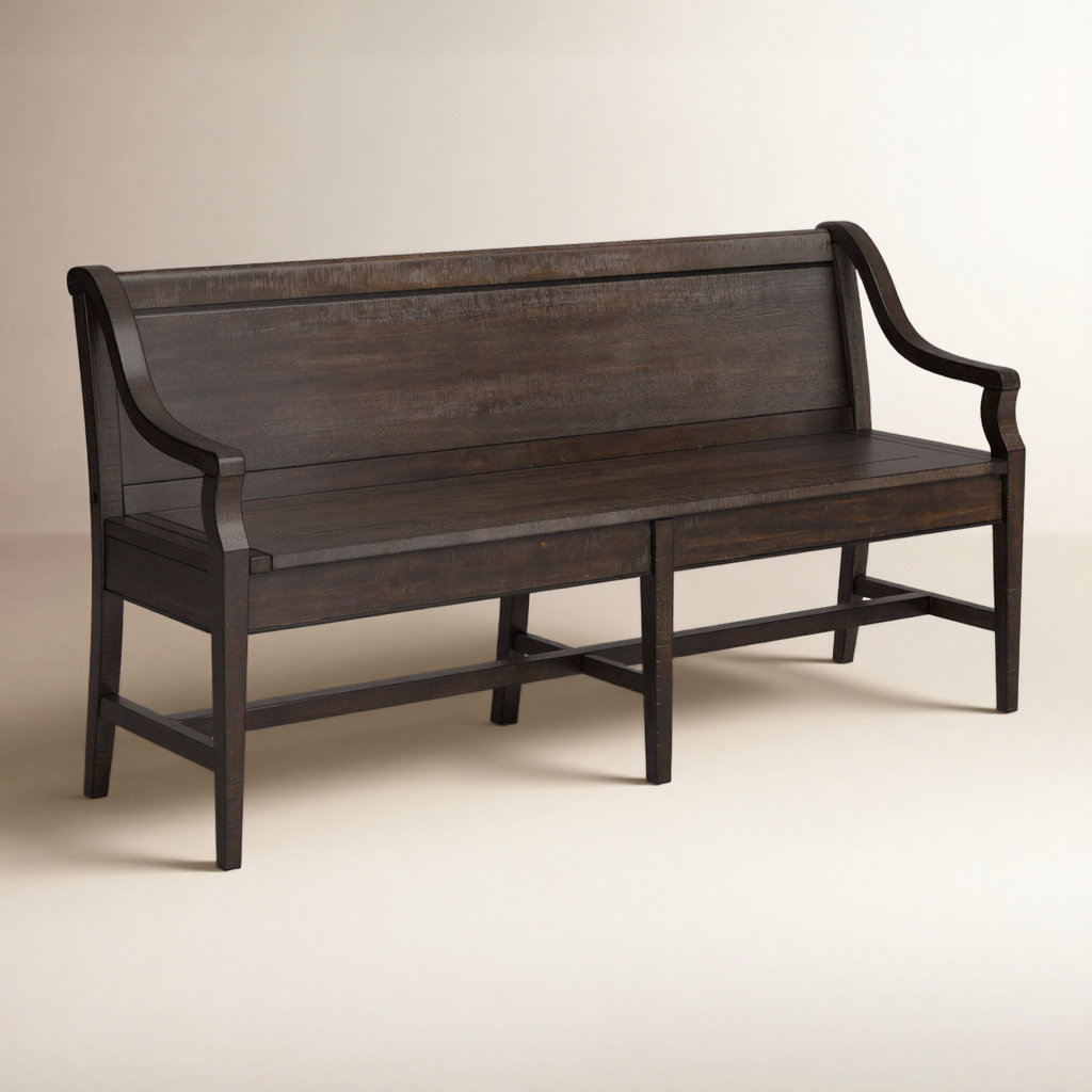 Carson Storage Bench, Graphite
