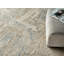 Infinity Power Loomed Wool/Nylon Abstract Area Rug in Ivory/Blue/Terracotta-1659104521