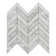 Palermo 1'' W x 4'' L Backsplash Marble Tile Mosaic Sheet