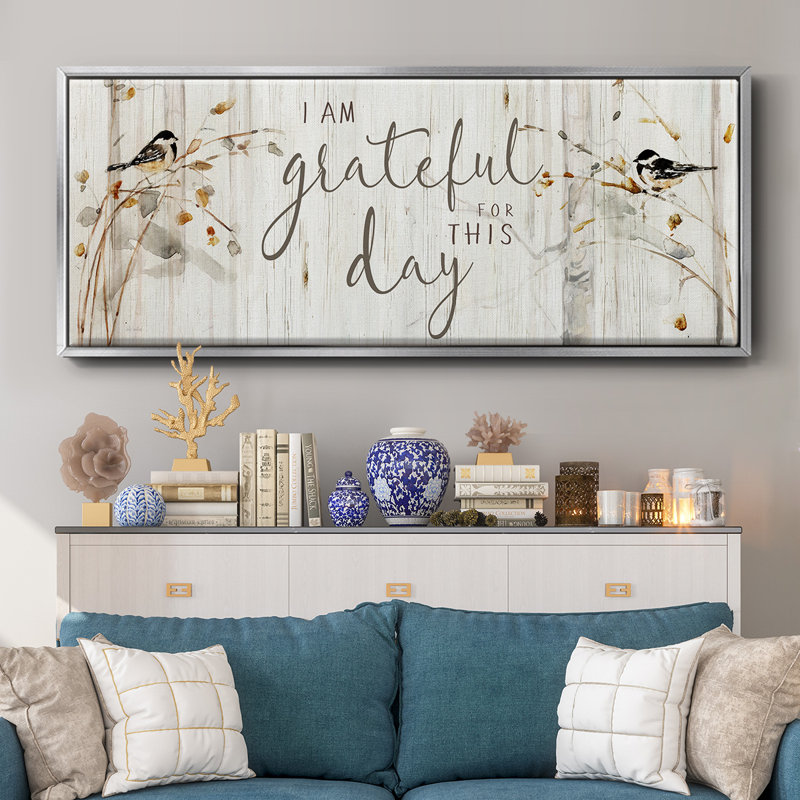 «Heaven and Nature Grateful», toile encadrée, H 12 po x l 30 po