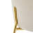 Indoor Upholstered Bar Stool, Beige Fabric With Metal Frame, Set Of 2