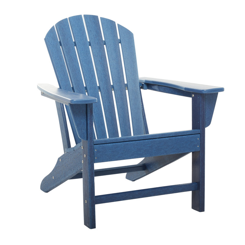 Resin Indoor Outdoor Adirondack Chair, Dark Blue