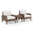 2 - Person Patio Conversation Set with Cushions-798204267