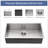 33 Inch Undermount Stainless Steel Kitchen Sink - 16 Gauge, 9 Inch Deep, Single Bowl, Durable and Easy to Clean