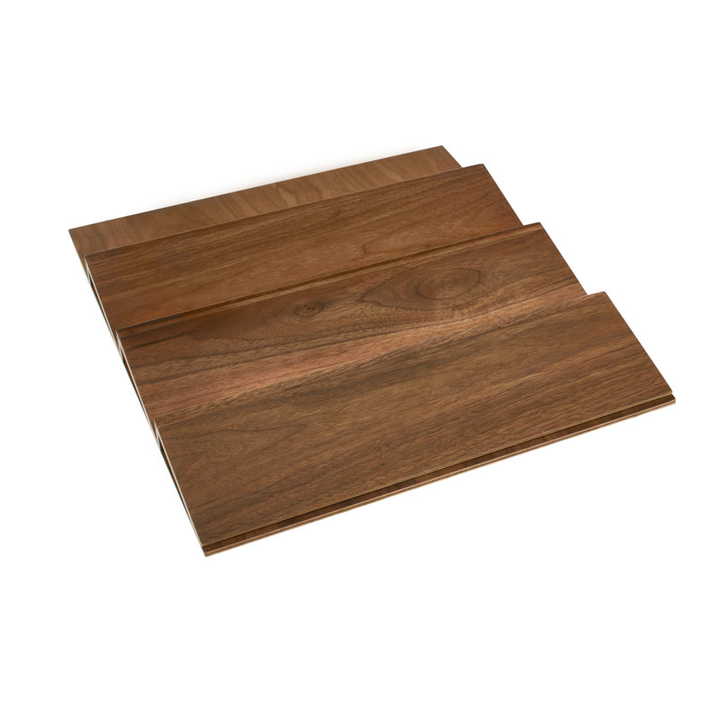 Rev-A-Shelf Walnut Trim to Fit Spice Drawer Insert Organizer, 1.56" H x 16" W x 19.75" D