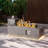 12.6’’ H X 42’’ W Metal Propane Outdoor Gas Fire Pit Table With Golden Light-966365574