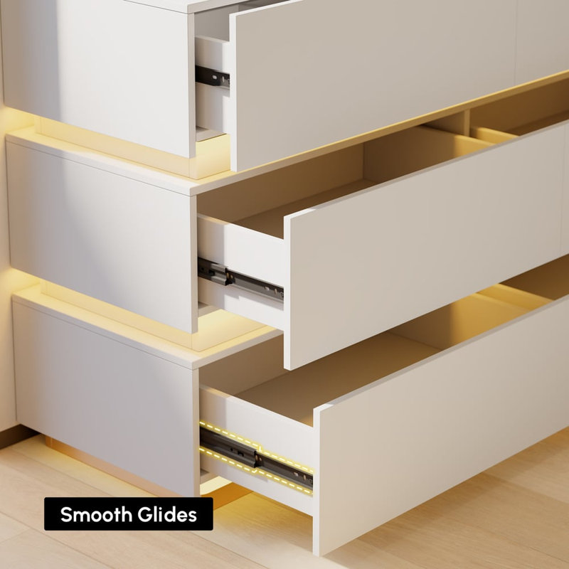 Solid Wood 47.2cm W Chest of Drawers