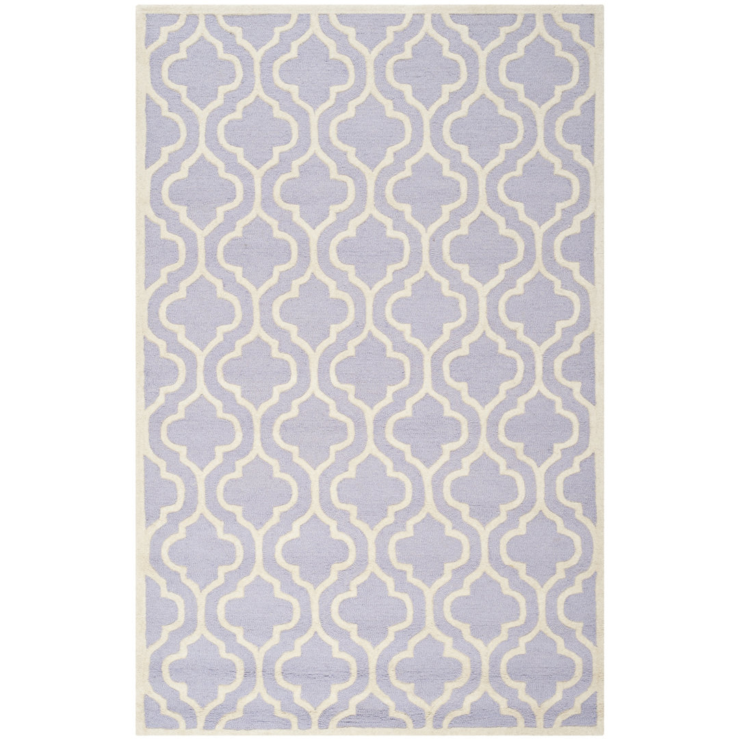 Geometric Wool Hand Woven Area Rug