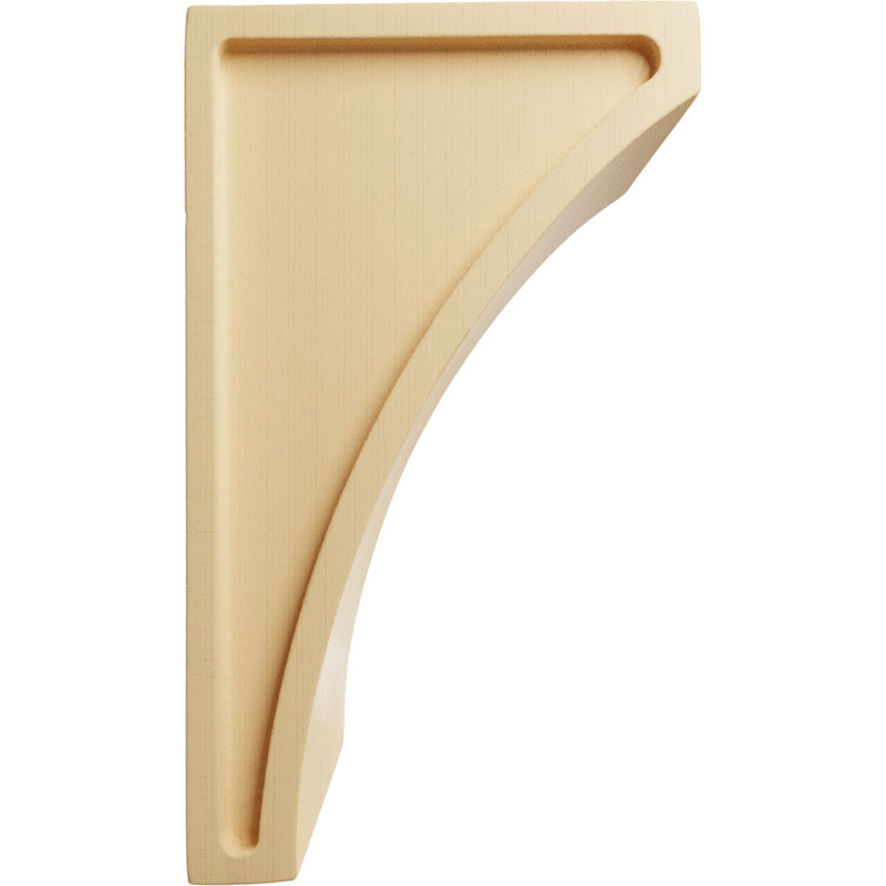 6'' H x 3'' W x 3.5'' D Wood Bracket / Corbel, Maple