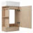 18.6" Bathroom Vanity with Sink-1329720091