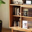 Buffet multifonctionnel avec rangement et bibliothèque