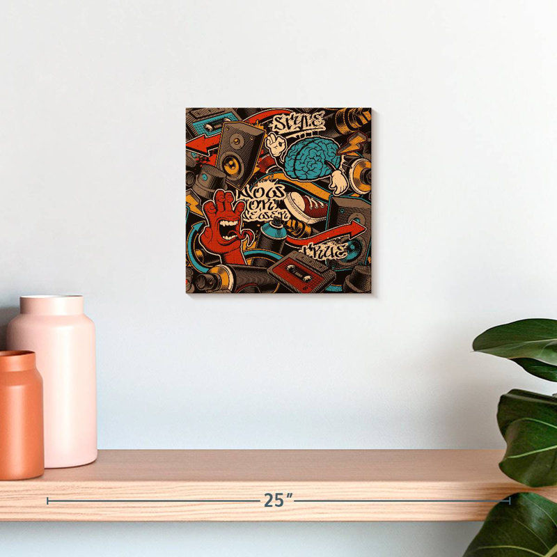 Abarca Urban Hip Hop, 10" H x 10" W