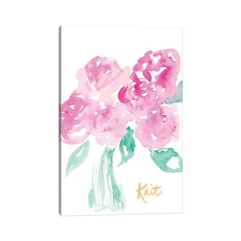 Pretty In Pink by Kait Roberts - Wrapped Canvas Print, 20.32 cm H x 30.48 cm W