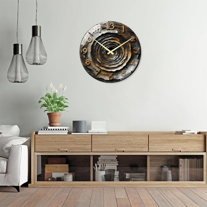 Horloge murale Spiral