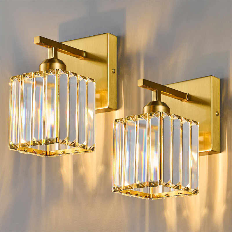 Arriel 2 - Pack Dimmable Bath Sconce, Gold