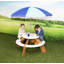 Kids 4 Piece Solid Wood Round Outdoor Table Or Chair and Chair Set