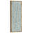 Light Blue Geometric Patterned Abstract - Large Framed Canvas Master Bedroom Wall Art Print-1478931817-1478931734