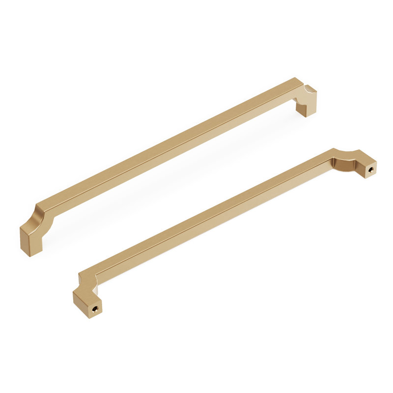 Monarch Collection Handle Pull - 8-13/16" Center to Center Cabinet Pull Champagne Bronze - Transitional Hardware for Drawers & Cabinets