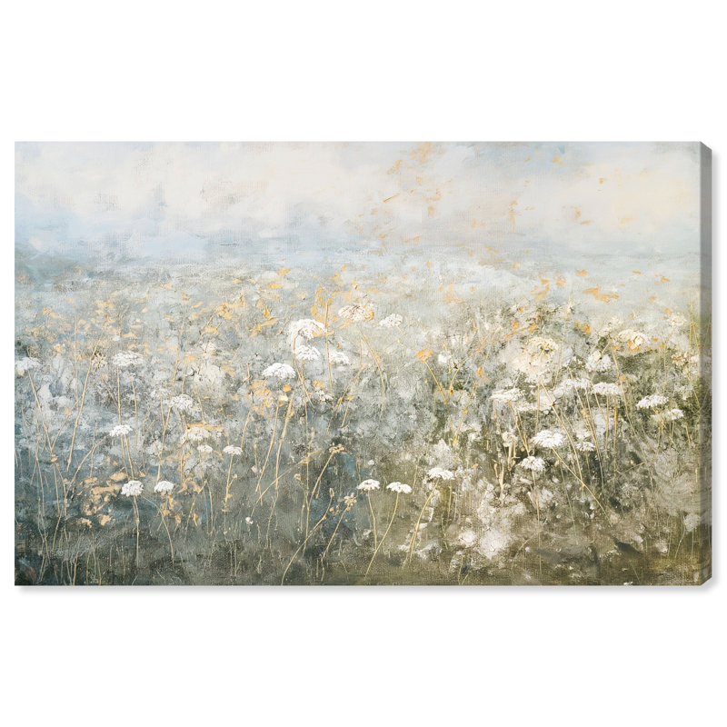 Meadow Veil Canvas Floral & Botanical Print by Oliver Gal, Black Frame, 15 x 10, 20"H x 30"W, Canvas Unframed