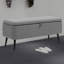 Polyester Upholstered Storage Bench-1810592258