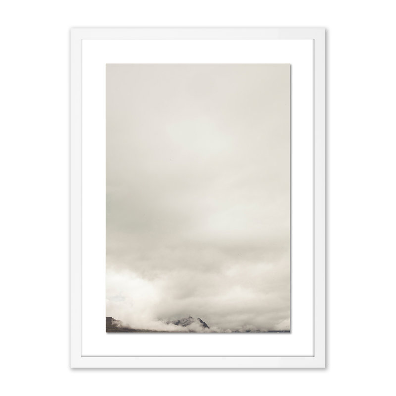 Clouds 11 Print by Riley Ryan, 24" H x 18" W x 1.5" D, White