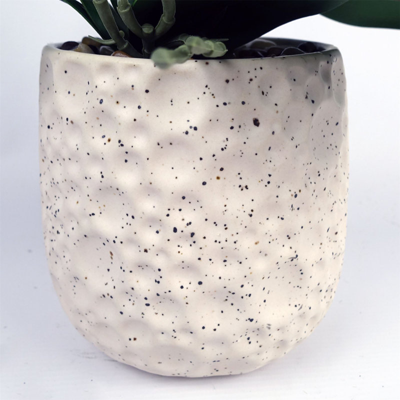 Plastic, Silk Artificial Arrangement in Planter